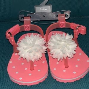 Carter’s coral Flower Power Sandals💕